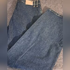 Forever 21 pleated mom jeans size 28 NWT